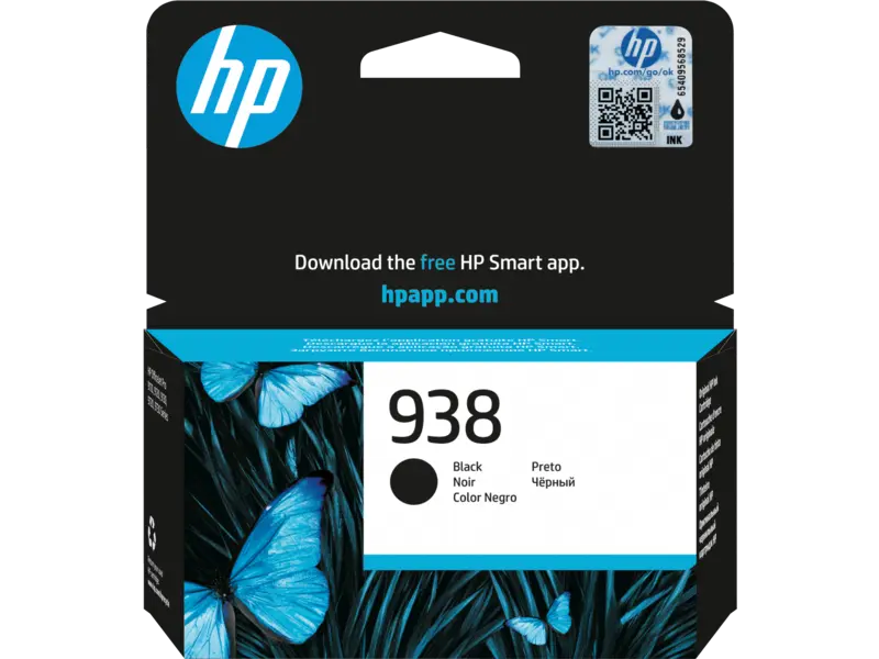HP 938 Black Original Ink Cartridge (4S6X8PE)
