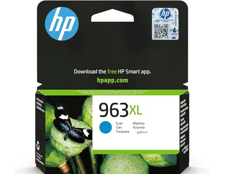 HP 963XL High Yield Cyan Original Ink Cartridge (3JA27AE)