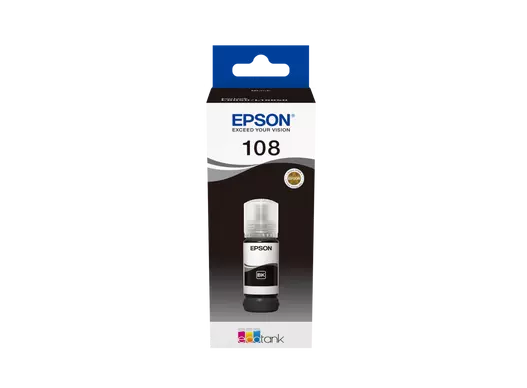 EPSON 108 EcoTank Black ink bottle