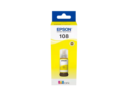 EPSON 108 EcoTank Yellow ink bottle