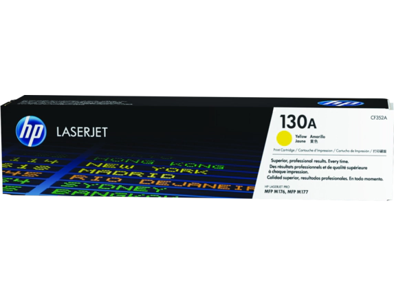 HP 130A Yellow Original LaserJet Toner (CF352A) 