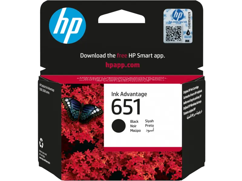 HP 651 Black Original Ink Advantage Cartridge (C2P10AE)