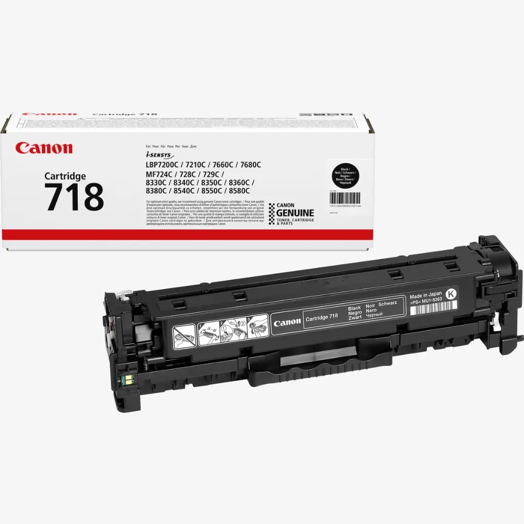 CANON 718BK Black Toner