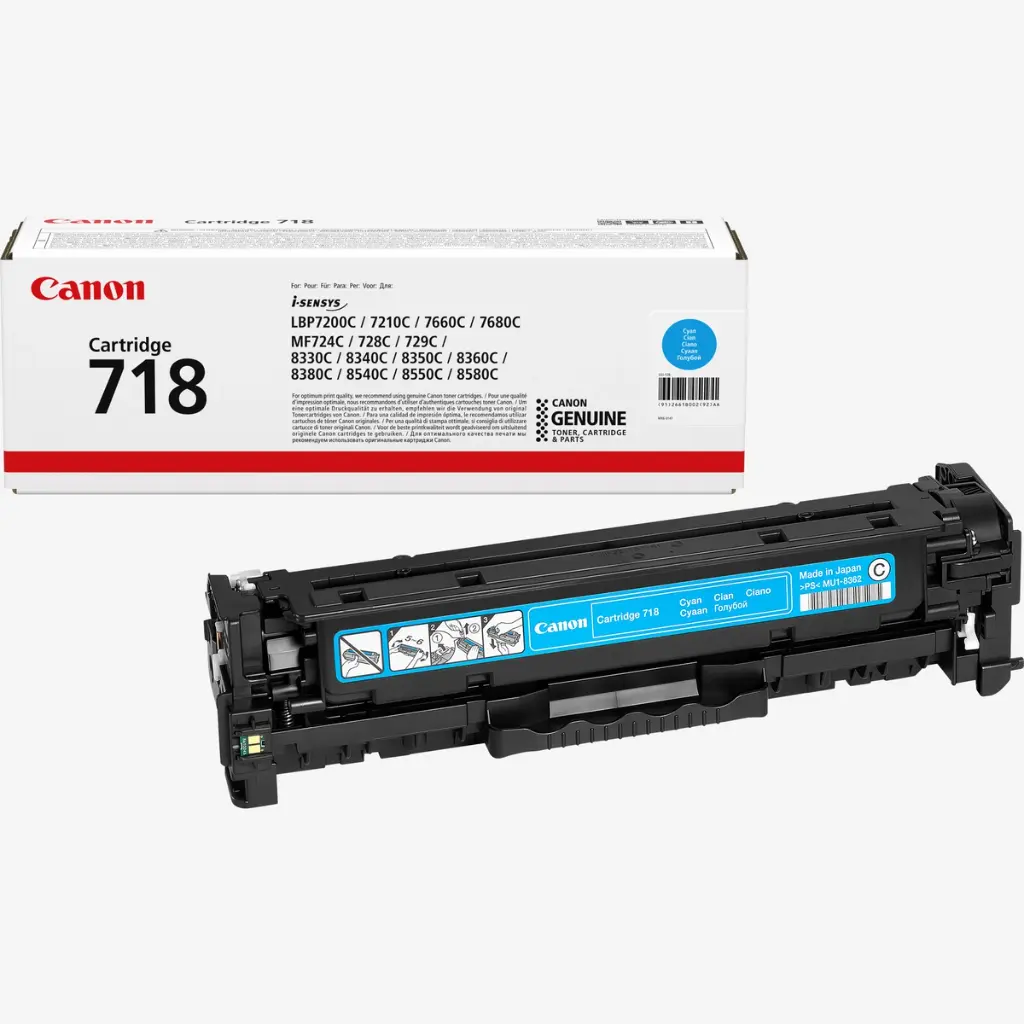 CANON 718C Cyan Toner