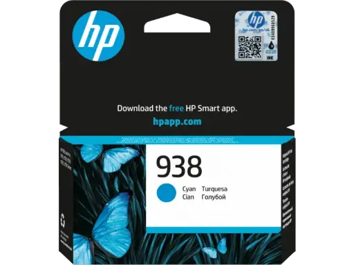 [4S6X5PE] HP 938 Cyan Original Ink Cartridge (4S6X5PE)