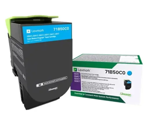 LEXMARK 71B50C0 Cyan Original Toner