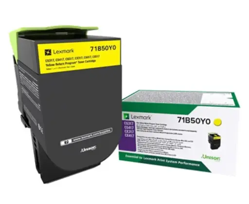 LEXMARK 71B50Y0 Yellow Original Toner
