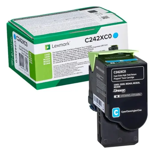 LEXMARK C245XC0 Cyan Original Toner