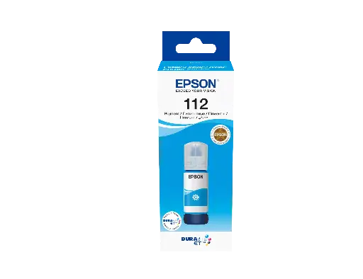 [C13T06C24A] EPSON 112 EcoTank Pigment Cyan ink bottle