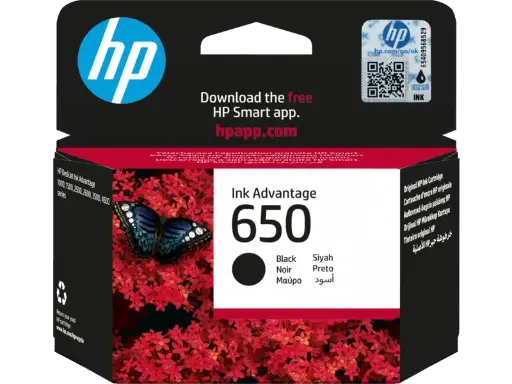 [CZ101AE] HP 650 Black Original Ink Advantage Cartridge (CZ101AE)