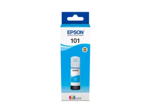 [C13T03V24A] EPSON 101 EcoTank Cyan ink bottle