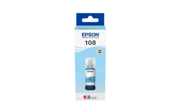 [C13T09C24A] EPSON 108 EcoTank Cyan ink bottle