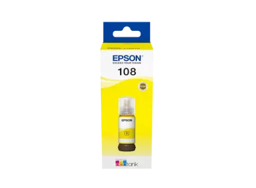 [C13T09C44A] EPSON 108 EcoTank Yellow ink bottle