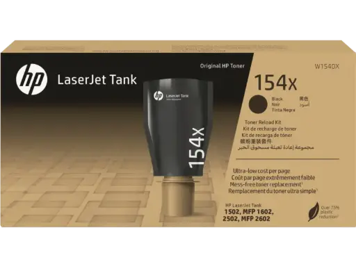 [W1540X] HP 154X Black Original LaserJet Tank Toner Reload Kit (W1540X)