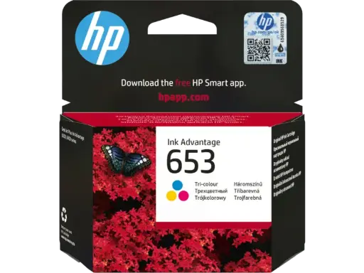 [3YM74AE] HP 653 Tri-color Original Ink Advantage Cartridge (3YM74AE)