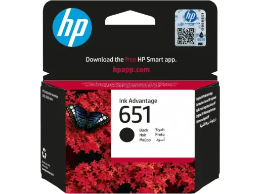 HP 651 Black Original Ink Advantage Cartridge (C2P10AE)