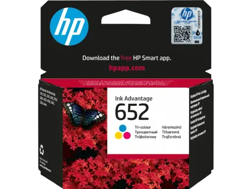 HP 652 Tri-color Original Ink Advantage Cartridge (F6V24AE)
